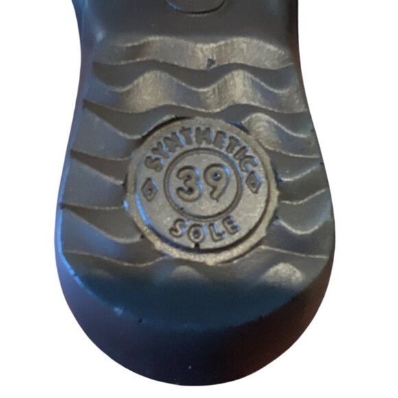 Fly Flot Metallic Bronze Wedge Slip On Italian Sandals Comfort Sole - Picture 6 of 7